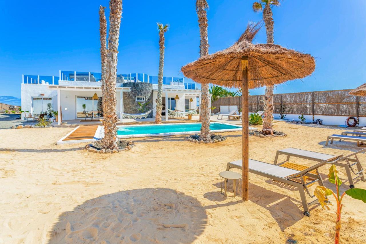 Boutique Beach Villa By Lanzarote Retreats - Private Pool - 1 Min Walk To Sea Pool تشاركو ديل بالو المظهر الخارجي الصورة